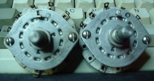 Rotary Switches GIB 45618 Lot of 2 NOS Ceramic Wafer