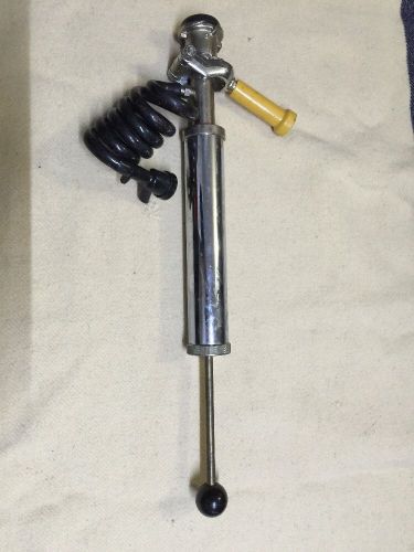 Steanless Steel Beer Keg Tap Pump With Spout  - Black - FREE SHIPPING