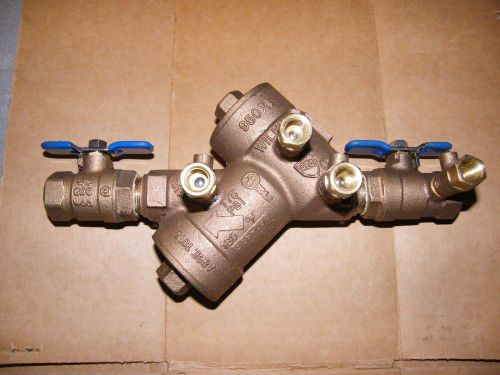Zurn 34-950xl wilkins wye pattern double check valve backflow preventer, bronze for sale