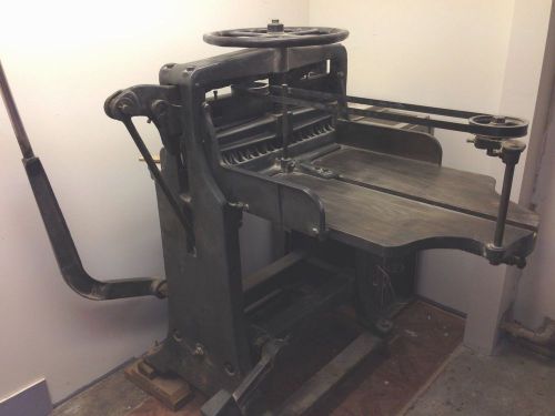 Chandler and Price Guillotine Paper Cutter