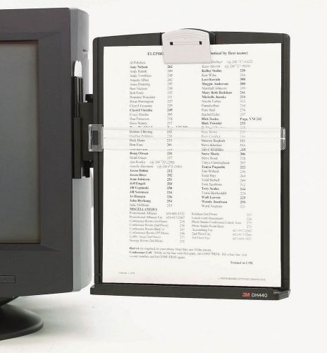 3M Monitor Mount Document Holder Flat LCD Screen 9.375&#034; x 12&#034; DH440MB
