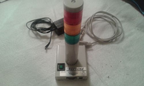 Patlite phe-3fbe1 rs232 serial interface alarm signal tower 40mm for sale