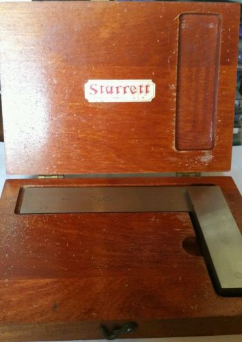 STARRETT No.20 4-1/2 W/CASE CLEAN VINTAGE TOOLMAKER MACHINIST OTHR USA SQUARES!!