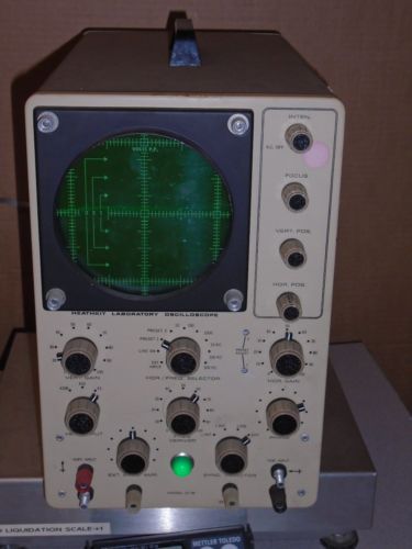 Vintage Heathkit IO-18  Laboratory Oscilloscope IOW-18 Radio Tube Heath 10-18