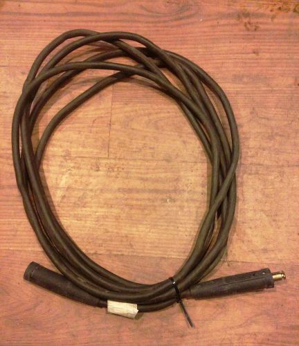 Welding cable 1/0 24&#039; &amp; 11# with lc40 tweco ends for sale