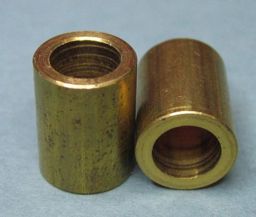 20 - pieces brass spacer standoff 1/2&#034;-long 3/8&#034;-o.d. 0.258&#034;-i.d. for sale