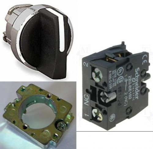 Selector Switch Assembly - 2 Position - 1 - Normally Closed (NC) - ZB2 Style
