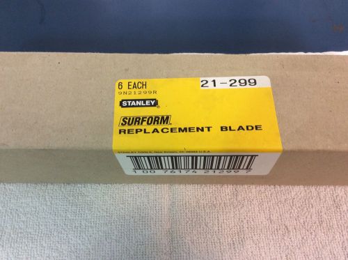 Stanley 21-299 10&#034; 1/2 round surform replacement blade &#034;new&#034; box of 6 for sale