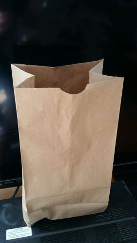 Qty 100 #12 Brown Paper  Grocery Shopping Merchandise Retail Bags