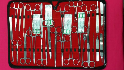 77 pc us military field minorsurgery surgical veterinary dental instruments kit for sale