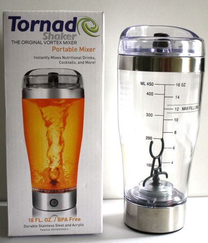 Vortex Mixer Portable Mug Tornado 18 oz. Battery Shake Protein Shaker Blender