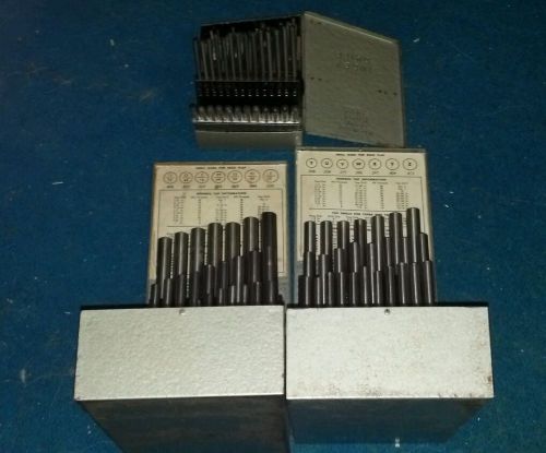 Automatic drill index blank drill sets set #1-60, a-z &amp; 1/16-1/2 x 64 115pc for sale