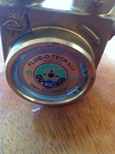 Fluid o tech pa501 rotary vane pump 100 gph low lead with clamp 1/2 in/out for sale