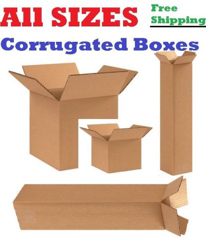 Brand new 4&#034;-8&#034; corrugated boxes wholesale prices free shipping for sale