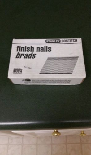 1 box stanley finish nails brads 5000ct 16 gauge chisel point