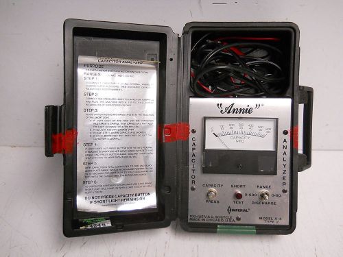 IMPERIAL ANNIE CAPACITOR ANALYZER MODEL A-4 TYPE 2