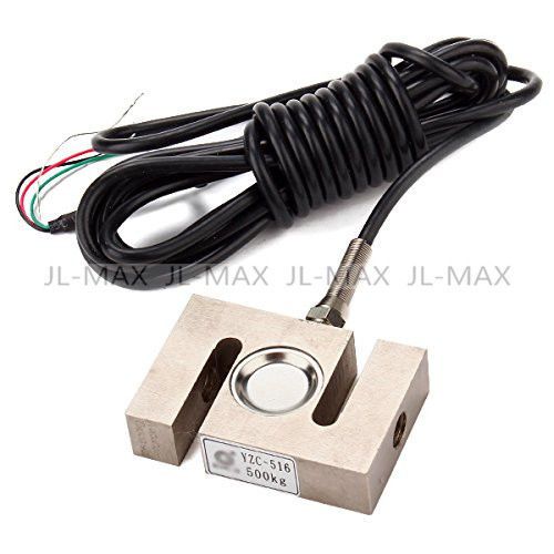 S Type Alloy Steel Weighting Sensor 500kg Beam Load Cell Scale 2.95x1.97 inch