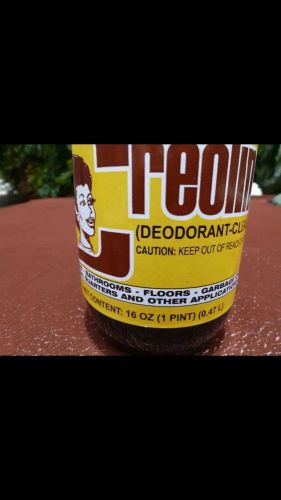 Mexican CREOLINA  Coal Tar Deodorant Cleaner  Odor  Remover 16oz Animal 1/4