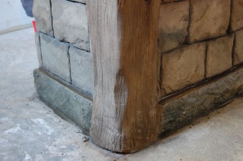 Concrete Step Liner - 5&#034; split stone