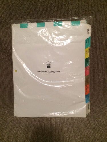 Carstens Health Industries Patient Record Dividers Prop Altered Art New Unopened