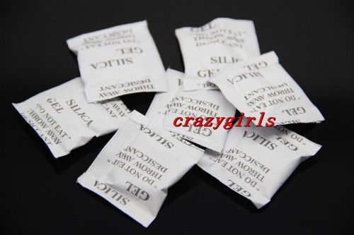 10/100/600 Pack 1g Non-Toxic Silica Gel Desiccant Moisture Absorber Dehumidifier