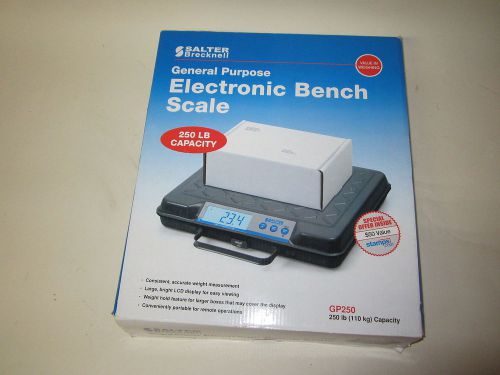 Salter Brecknell Electronic Bench Scale 250 lb Capacity New GP250 FREE SHIPPING