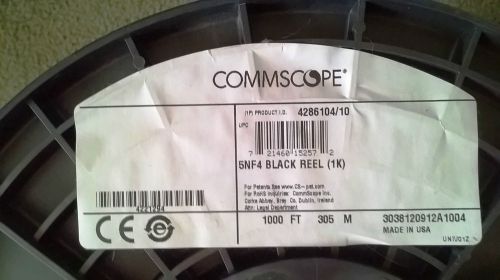 CommScope D Ultra II 5NF4 Outdoor Direct Burial cable cat. 5e Black 1000&#039; reel
