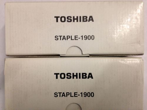 Toshiba Staple Cartridges Staple 1900 LOT OF 2