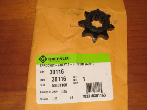 Greenlee 6001 Cable Puller Sprocket # 30116