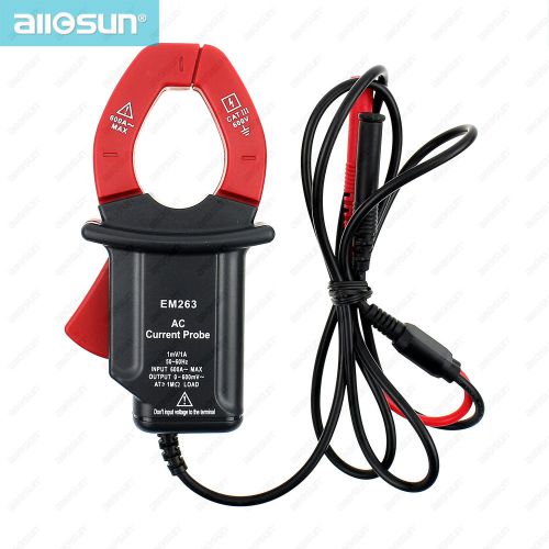all-sun EM263 Current Probe Clamp With Multimeter Digital Clamp Meter Input 600A