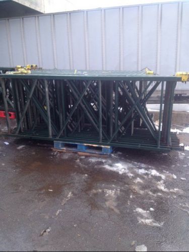 Pallet rack uprights ridg-u-rak 6&#039; long used warehouse storage racking shelves for sale