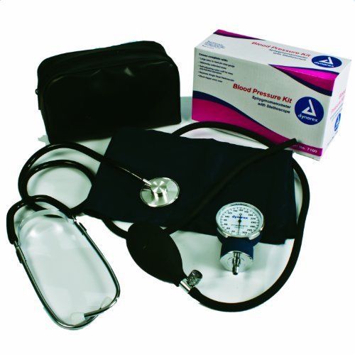NEW Dynarex 7100 Blood Pressure Kit with Single Head Stethoscope