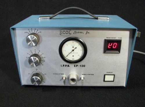 Ecol Systems Inc. Breathing Therapy Unit Model EP-120 for Parts
