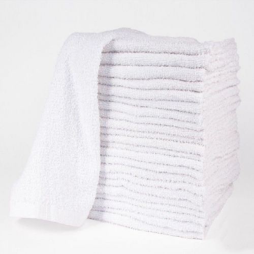 360 (30 DOZ) TERRY SHOP TOWELS 16X19 28OZ BAR  MOPS TERRY TOWELS CLEANING CLOTHS