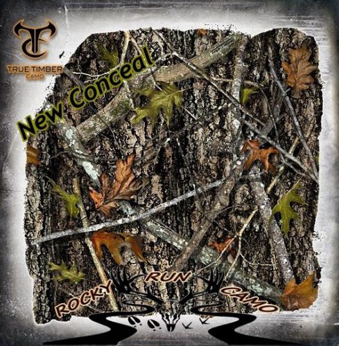 True Timber Conceal New®R.R.C.Camo Hydrographic water transfer Dip Kit Gun,Skull