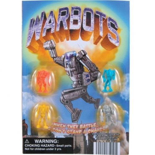 (DISPLAY) for 1&#034; WARBOTS COLLECTIBLE ROBOT ASSORTED FIGURINES for VENDING