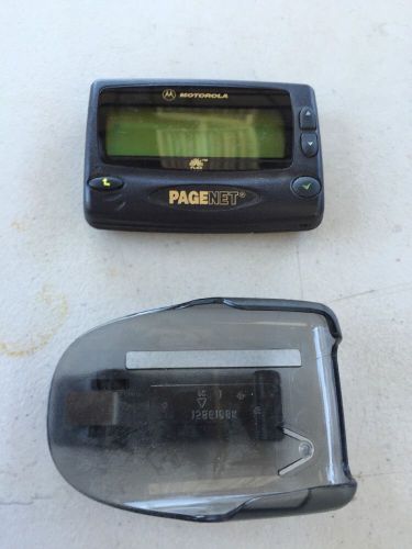 Vintage MOTOROLA Pagenet Page Net PAGER Beeper WITH HOLSTER