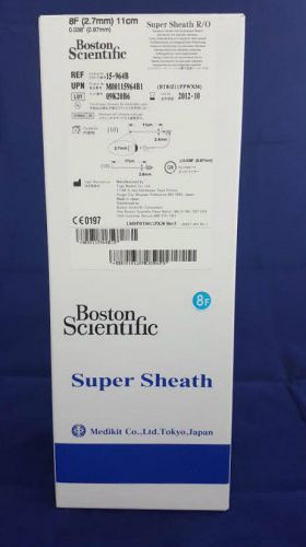 Boston scientific 15-964b super sheath r/o with radiopaque marker 8f, box of 10 for sale