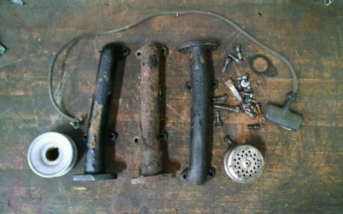 Antique Vintage Twin Cylinder Maytag Engine Parts Lot Model 72 Eisemann 72-DA