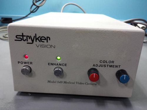 Stryker Vision 549 Medical Video Camera Endoscopy