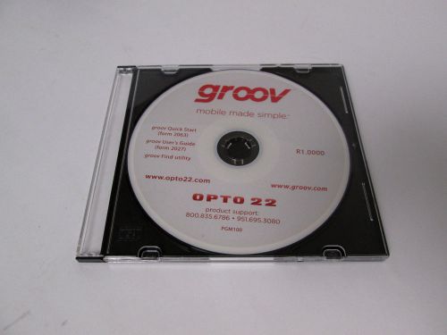 Opto 22 GROOV CD Rom Disc