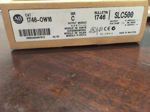 Allen Bradley 1746-OW16 Ser C SLC500 Input Module