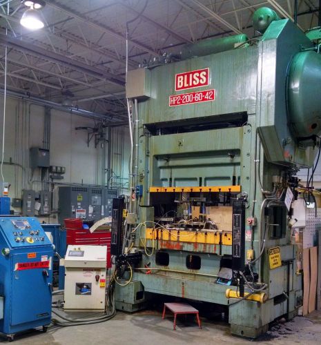Bliss 200 ton stamping press for sale