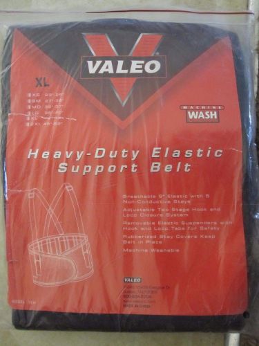 Valeo Heavy-Duty 9&#034; Elastic Belt-BLACK-XL