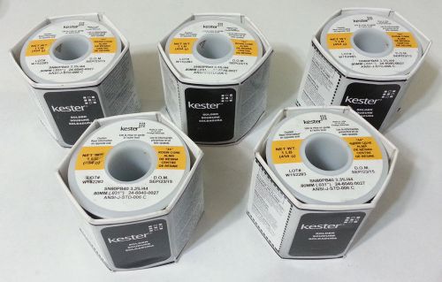 5lbs spool kester solder .031&#034; 60/40 rosin core 44 flux 66/44 24-6040-0027 -new- for sale
