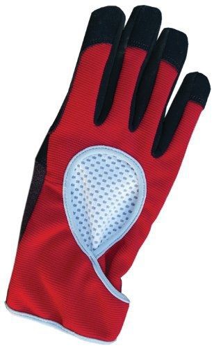 Womanswork 808s performance glove with toughtek, red, small for sale