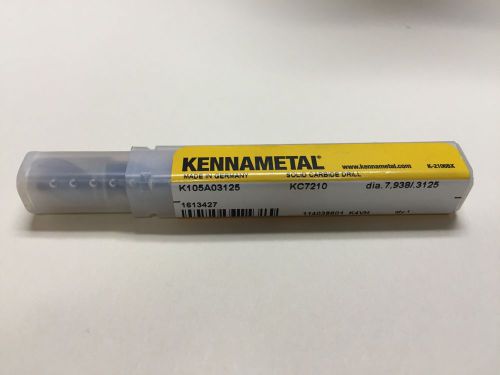 Kennemetal 5/16 Solid Carbide Drill