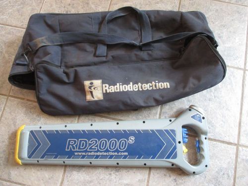 Radiodetection RD2000S locator SUPERC.A.T receiver SPX Strike Alert Activated