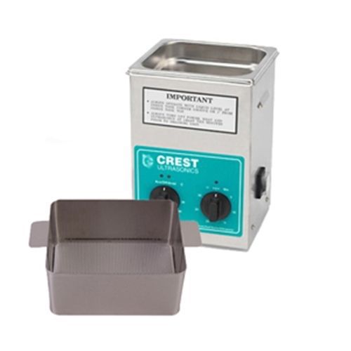 Crest CP200HT Ultrasonic Cleaner-Perforated Basket-Analog Heat &amp; Timer