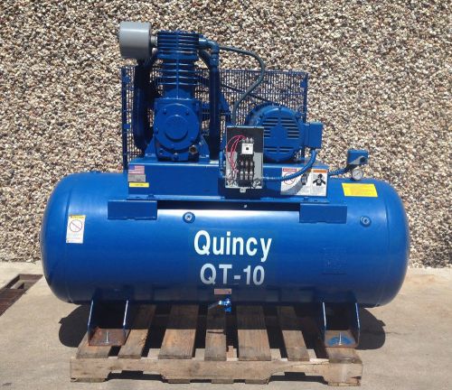 10hp quincy air compressor, #869 for sale